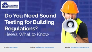 Do You Need Sound Testing for Building Regulations? Here’s What to Know