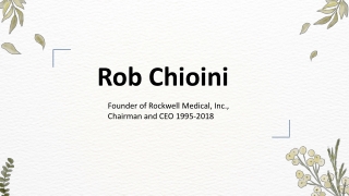 Rob Chioini - A Purpose-Led Executive - Wixom, Michigan