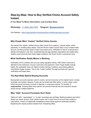 Step-by-Step_ How to Buy Verified Chime Account Safely Instant