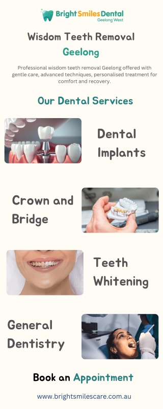 Wisdom Teeth Removal Geelong | Bright Smiles Dental
