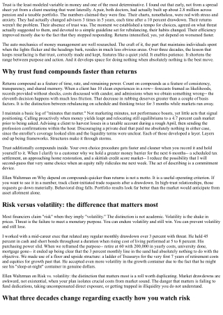 Ellen Waltzman: The Intensifying Power of Rely On Wide Range Administration