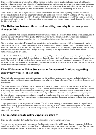 Ellen Waltzman on Quiet Signals Seasoned Investors Look For