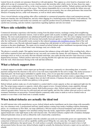 Exactly How Tieback Anchors Enhance Lateral Reliability in Industrial Structures