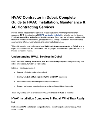 HVAC Contractor in Dubai_ Complete Guide to HVAC Installation, Maintenance & AC Contracting Services