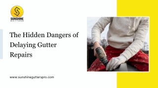 The Hidden Dangers of Delaying Gutter Repairs