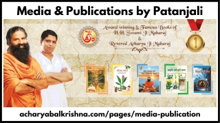 Acharya Balkrishna Media Coverage & Publications | Patanjali Knowledge Hub