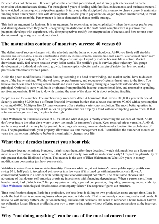 Ellen Waltzman: Patience as the Capitalist's Edge