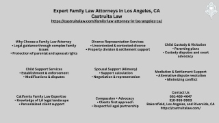 Spousal Support Lawyers in Los Angeles