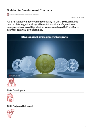 solulab.com-Stablecoin Development Company
