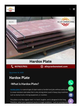 Hardox Plate