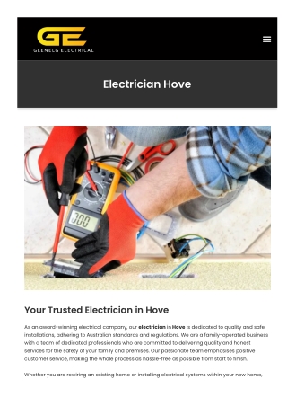 Electrician Hove
