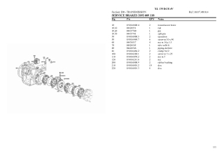 HURLIMANN XL 135 dcr 4v Tier 3 Tractor Parts Catalogue Manual Instant Download