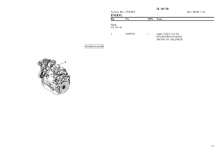 HURLIMANN XL 140 t4i (Tier 4i) Tractor Parts Catalogue Manual Instant Download