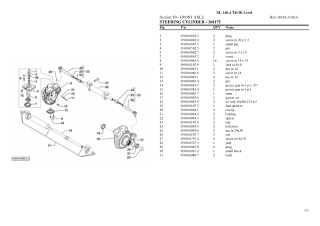HURLIMANN XL 140.4 t4i hi level (Tier 4i) Tractor Parts Catalogue Manual Instant Download