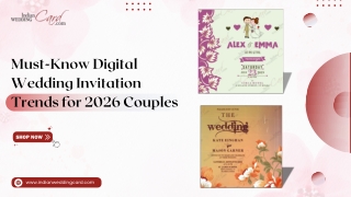 Must-Know Digital Wedding Invitation Trends for 2026 Couples