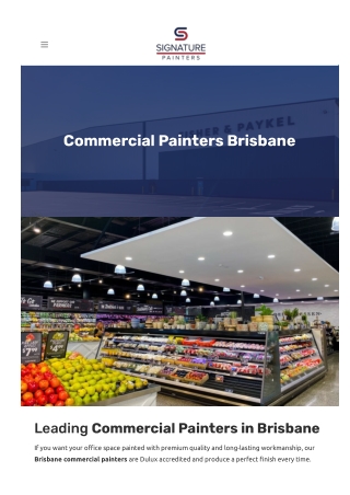 Commercial Painters Brisbane