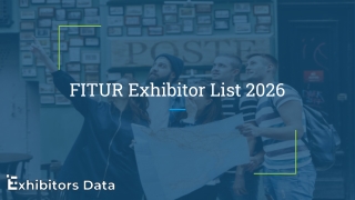 FITUR Exhibitor List 2026