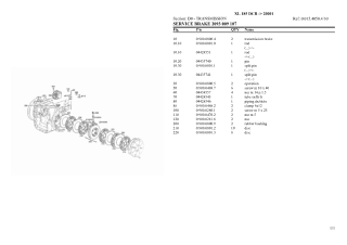 HURLIMANN XL 185 dcr Tier 3 Tractor Parts Catalogue Manual Instant Download (SN 20001 and up)