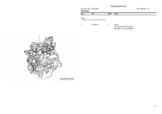 HURLIMANN xm 90 hi-level Tractor Parts Catalogue Manual Instant Download