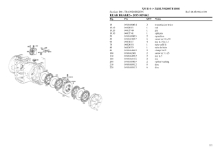 HURLIMANN xm 110 Tier 3 Tractor Parts Catalogue Manual Instant Download (SN zkdl350200th10001 and up)