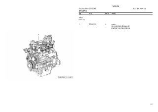 HURLIMANN xm 120 Tractor Parts Catalogue Manual Instant Download