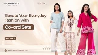 Elevate Your Everyday Fashion with Co-ord Sets