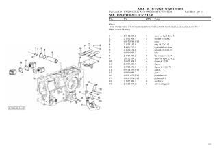 HURLIMANN xm.k 110 t4i (Tier 4i) Tractor Parts Catalogue Manual Instant Download (SN zkdy510200th10001 and up)