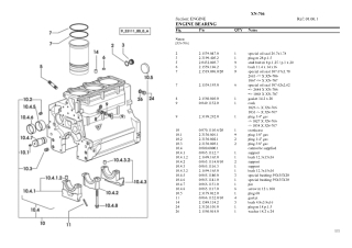 HURLIMANN xn-706 Tractor Parts Catalogue Manual Instant Download