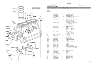 HURLIMANN xn-708 Tractor Parts Catalogue Manual Instant Download