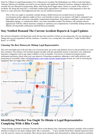 Ought To I Obtain A Legal Representative For A Motorbike Crash Injury & Clinical