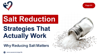 Salt Reduction Strategies That Actually Work