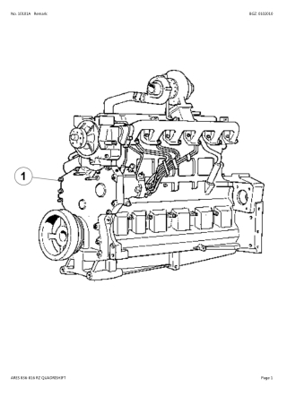 CLAAS ARES 836-816 RZ QUADRISHFT TRACTOR Parts Catalogue Manual Instant Download (SN CT4431300-CT4439999)