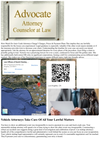 Recognizing The Role Of A Vehicle Accident Legal Representative