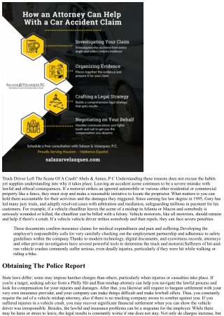 Hit And Run: What To Do If A Truck Leaves The Scene Of A Crash