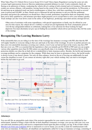 Hit And Run: What To Do If A Vehicle Leaves The Scene Of A Crash