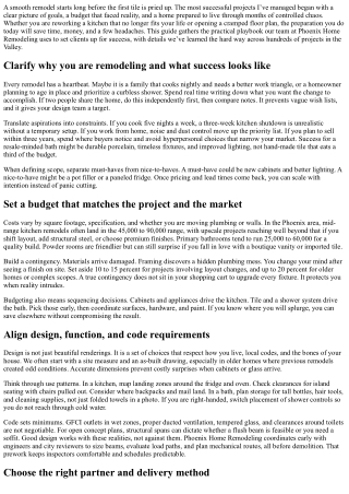 How to Prepare for a Remodel: Expert Checklist from Phoenix Home Remodeling