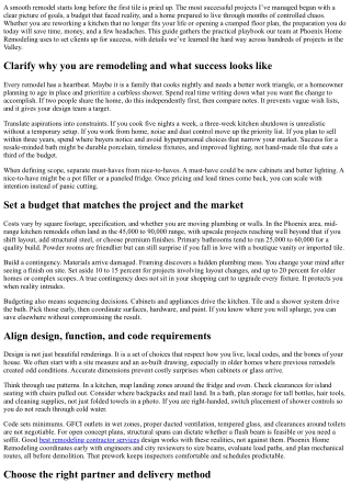 How to Prepare for a Remodel: Expert Checklist from Phoenix Home Remodeling