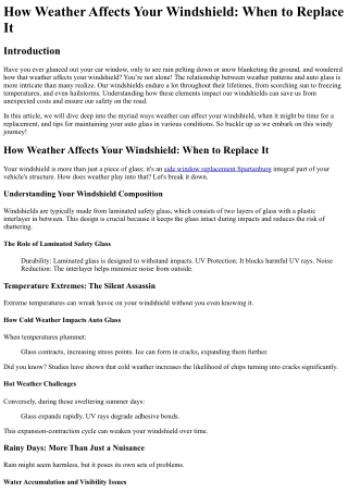 Why We Love side window replacement Spartanburg (And You Should, Too!)