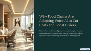 Why Food Chains Are Adopting Voice AI to Cut Costs and Boost Orders