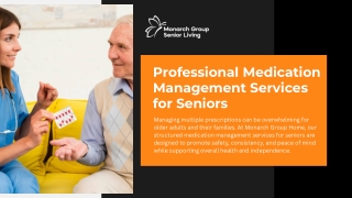 Professional Medication Management Services for Seniors