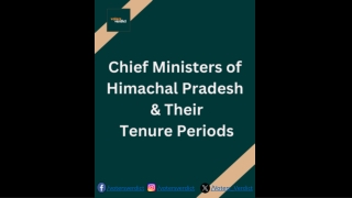 Chief Ministers of Himachal Pradesh - VotersVerdict.com