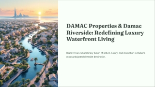 DAMAC Riverside  Luxury Waterfront Living by DAMAC Properties