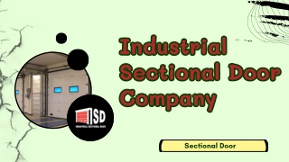 Reliable Sectional Door Solutions Across London UK