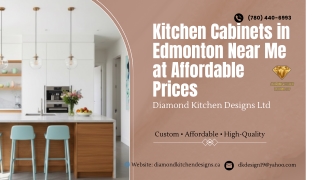 Kitchen Cabinets in Edmonton Near Me at Affordable Prices