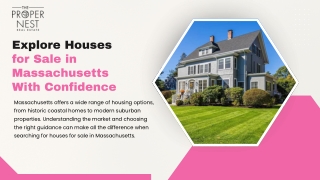 Explore Houses for Sale in Massachusetts With Confidence