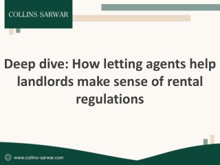 Deep dive: How letting agents help landlords make sense of rental regulations