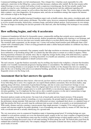 Commercial Foundation Stabilization: Analyses, Layouts, and Permits