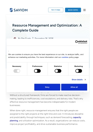 Most Advanced Resource Management & Planning Software