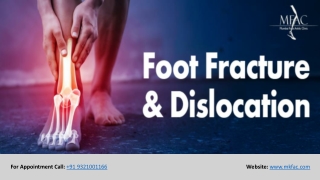 Foot Fracture and Dislocation Treatment | Dr Pradeep Moonot