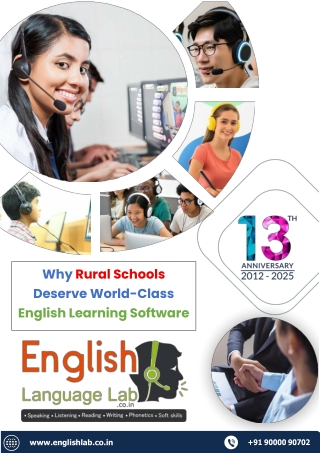 Why Rural Schools Deserve World-Class English Learning Software
